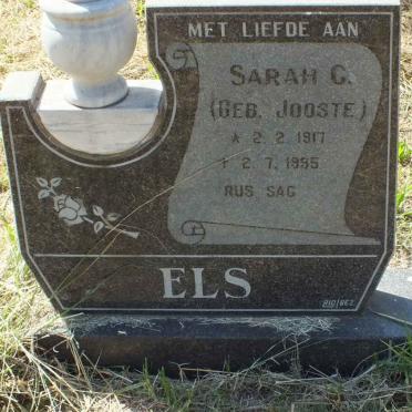 ELS Sarah G. nee JOOSTE 1917-1995