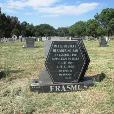 ERASMUS Hennie 1964-1992