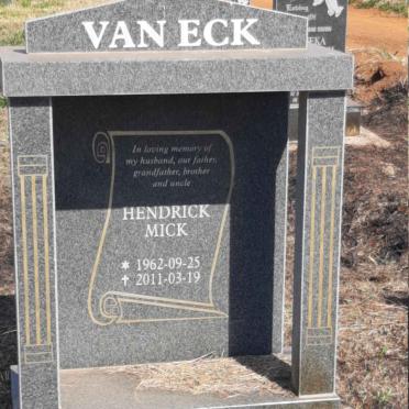 ECK Hendrick Mick, van 1962-2011