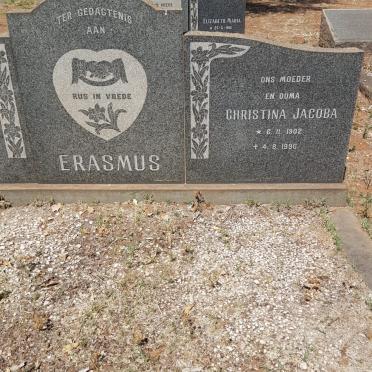 ERASMUS Christina Jacoba 1902-1990