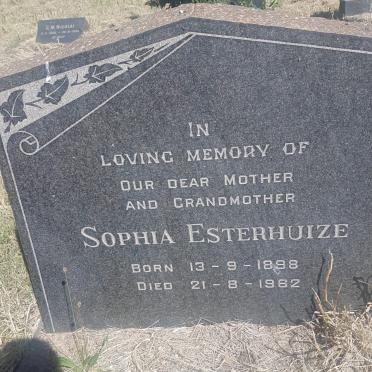 ESTERHUIZE Sophia 1898-1962