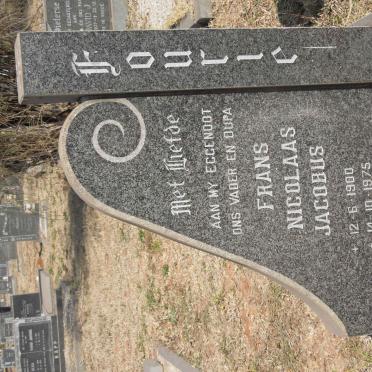 FOURIE Frans Nicolaas Jacobus 1900-1975