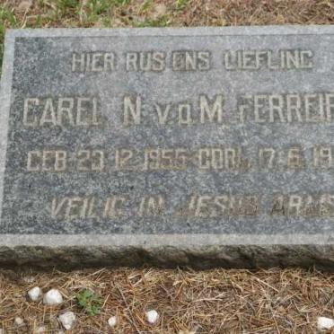 FERREIRA Carel N.v.d.M. 1955-1959