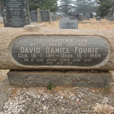 FOURIE  David Daniel 1911-1964