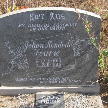 FOURIE Johan Hendrik 1913-1965 :: FOURIE G.P.J.S. 1936-2020
