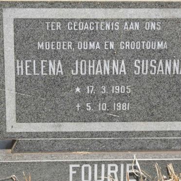 FOURIE Helena Johanna Susanna 1905-1981