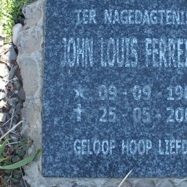 FERREIRA John Louis 1968-2007