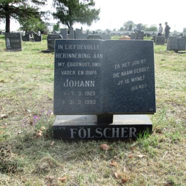 FÖLSCHER Johann 1923-1993