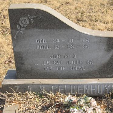 GELDENHUYS Z.A.S. 1924-1994