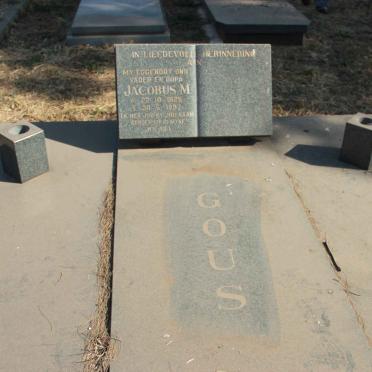 GOUS Jacobus M. 1925-1997