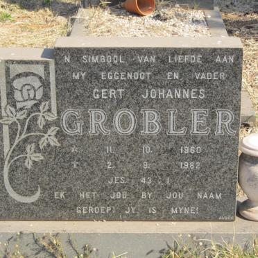 GROBLER Gert Johannes 1960-1982