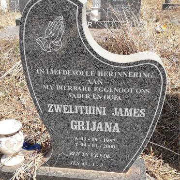 GRIJANA Zwelithini James 1957-2000