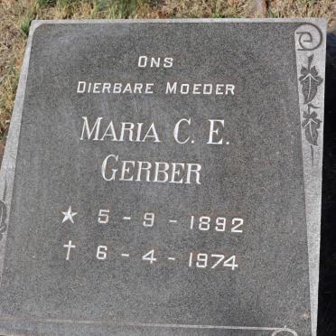 GERBER Maria C.E. 1892-1974