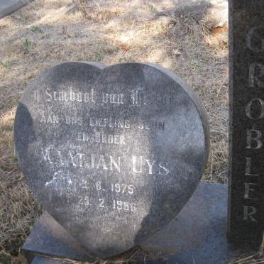 GROBLER Maatjan Uys 1975-1986