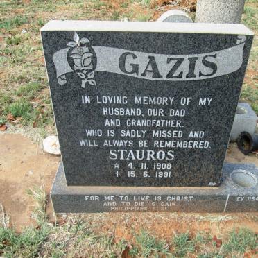 GAZIS Stauros 1908-1991