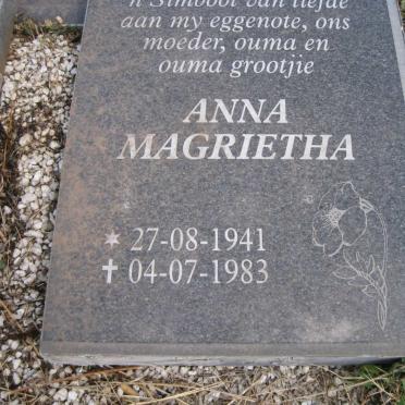 GERICKE Cornelis Johannes 1939- &amp; Anna Magrietha 1941-1983 