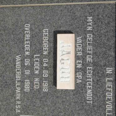 GROEN Jacob 1918-1980 &amp; Alida OLDENBURG 1920-1980