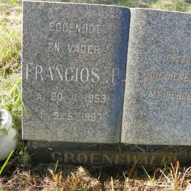 GROENEWALD Francios P. 1953-1997