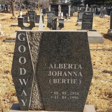 GOODWAY Alberta Johanna 1928-1996