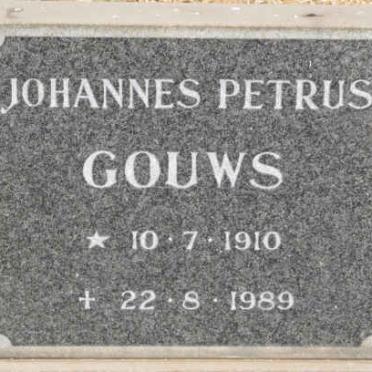 GOUWS Johannes Petrus 1910-1989