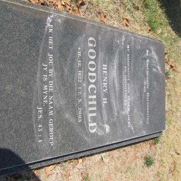 GOODCHILD Henry H. 1922-2003