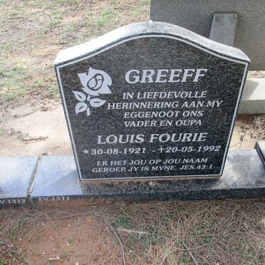GREEFF Louis Fourie 1921-1992