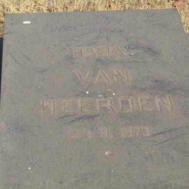 HEERDEN Baba, van -1973