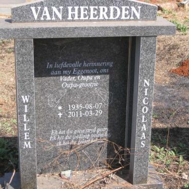 HEERDEN Willem Nicolaas, van 1935-2011