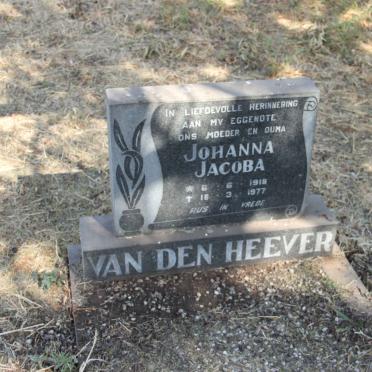 HEEVER Johanna Jacoba, van den 1918-1977