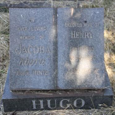 HUGO Henry 188?-1960 &amp; Jacoba MENTZ