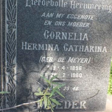 HARTZENBERG Johan Frederik 1884-1965 &amp; Cornelia Hermina Catharina DE MEYER 1896-1960