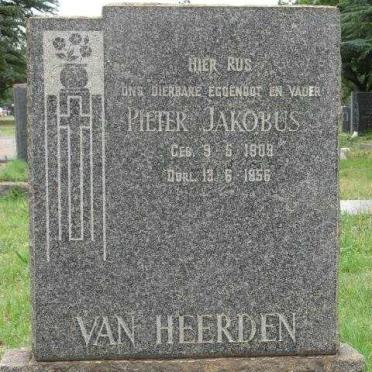 HEERDEN Pieter Jakobus, van 1909-1956