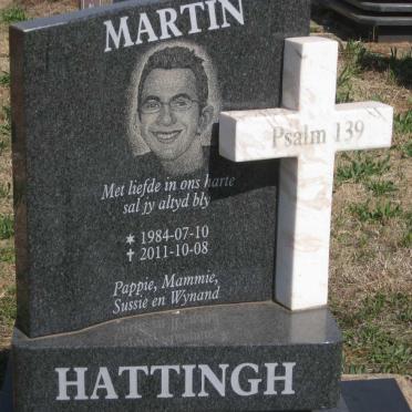 HATTINGH Martin 1984-2011