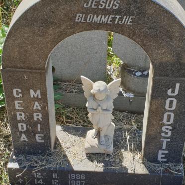 JOOSTE Gerda Marie 1986-1987