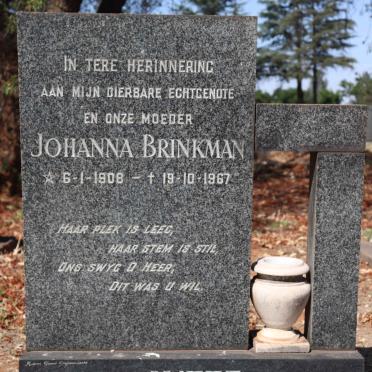 JUTTE Johanna Brinkman 1908-1967