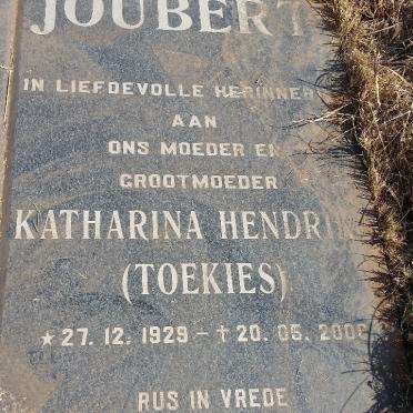 JOUBERT Katharina Hendrika 1929-2006