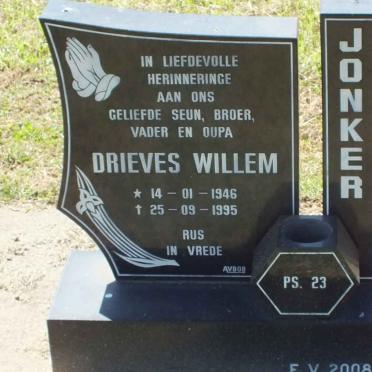 JONKER Drieves Willem 1946-1995