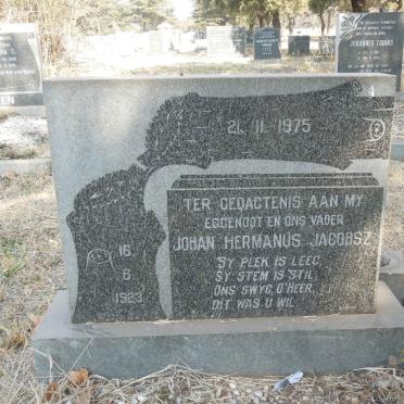 JACOBSZ Johan Hermanus 1923-1975