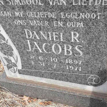 JACOBS Daniel R. 1897-1971