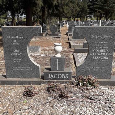 JACOBS John Anthony 1944-2011 &amp; Cornelia Margarietha Francina 1946-1984