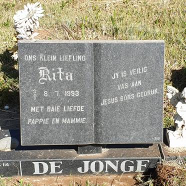 JONGE Rita, de 1993-1993