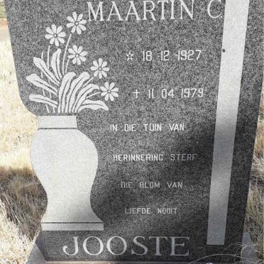 JOOSTE Maartin C. 1927-1979