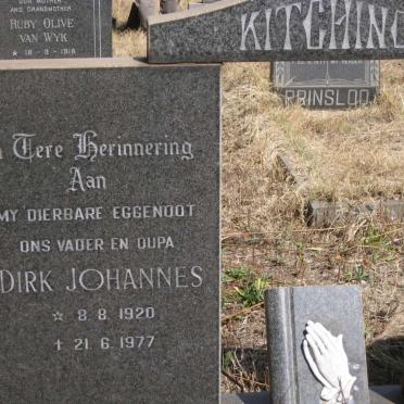 KITCHING Dirk Johannes 1920-1977