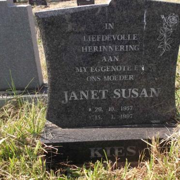 KIES Janet Susan 1957-1997