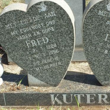KUTER Fred 1920-1996 &amp; Lizzie 1924-2005