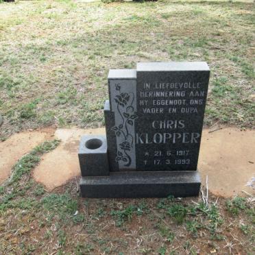 KLOPPER Chris 1917-1993