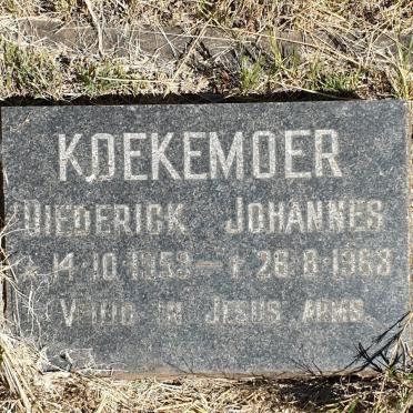 KOEKEMOER Diederick Johannes 1959-1968