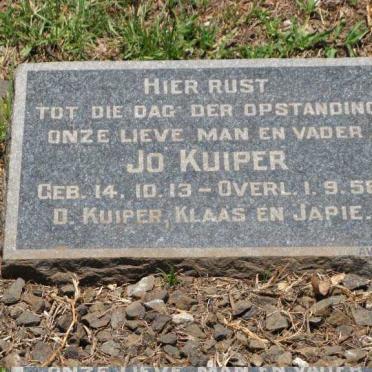 KUIPER Jo 1913-1958