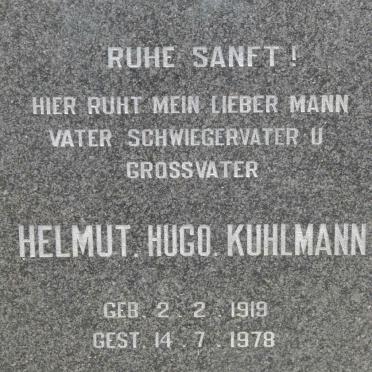 KUHLMANN Helmut Hugo 1919-1978