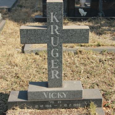 KRUGER Vicky 1914-1996